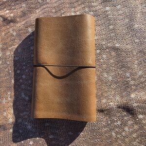 Brown Leather Journal Cover